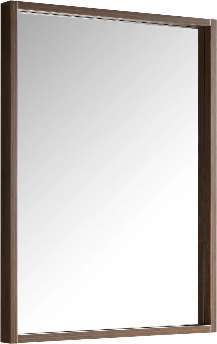 Differnz industrial spiegel - fsc® - 58 x 78 x 5 cm - walnut