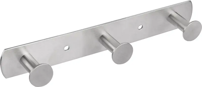 Differnz kapstok - 3 haken - mat chroom