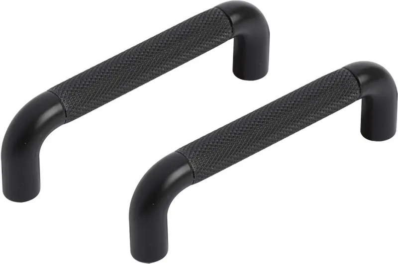 Differnz | meubelgreep rond | 96 mm | mat zwart