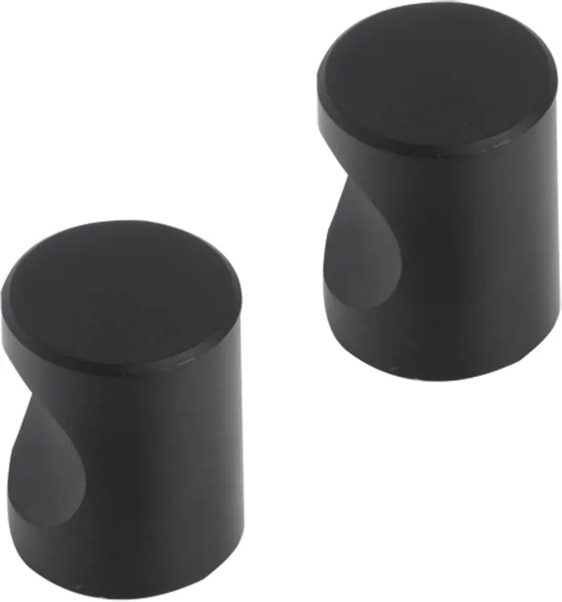Differnz | meubelknop cilinder | 20 mm | mat zwart
