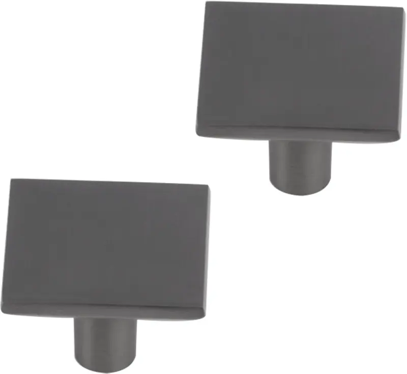 Differnz tilburg knop - 30 mm - gun metal