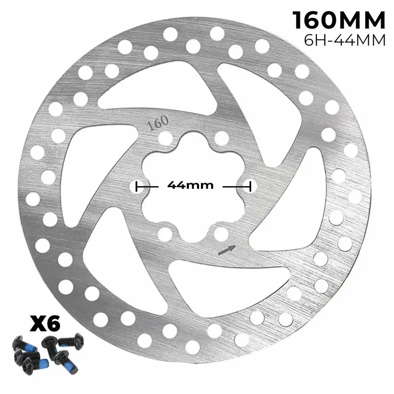 Disco de Freno Universal para Patinetes Eléctricos - Suniik (160mm)