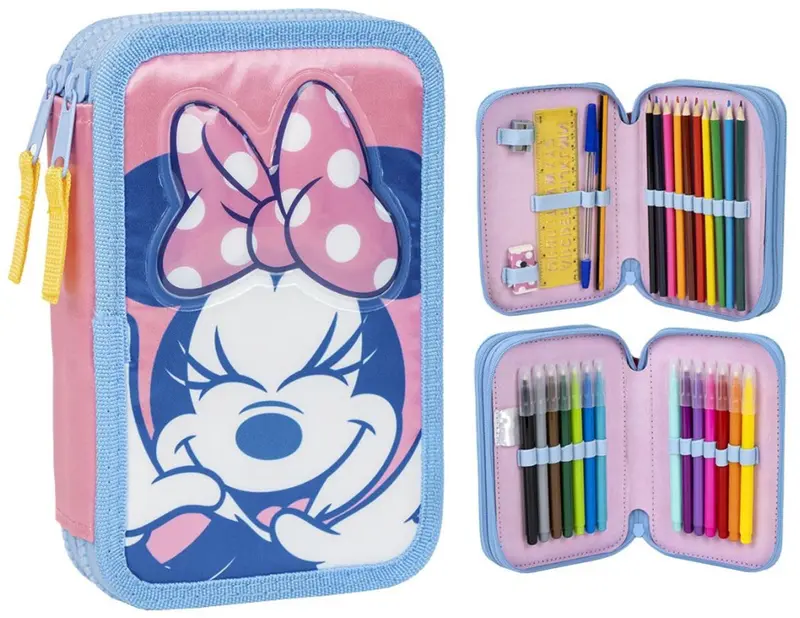 Disney minnie-gevuld 2-laag etui
