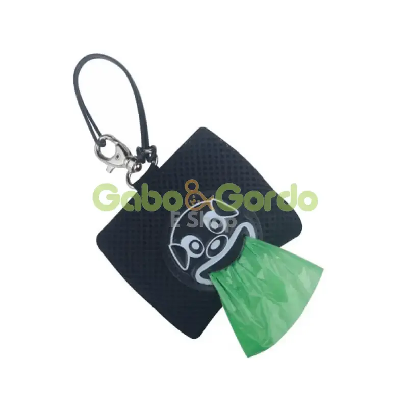 Dispensador de Bolsas para Perros TRE PONTI Smile Dog – Color Negro | Accesorio Práctico y Silencioso para Paseos