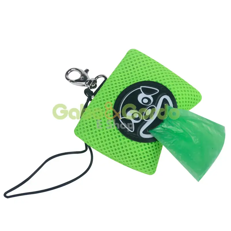 Dispensador de Bolsas para Perros TRE PONTI Smile Dog – Color Verde | Accesorio Práctico y Elegante para Paseos