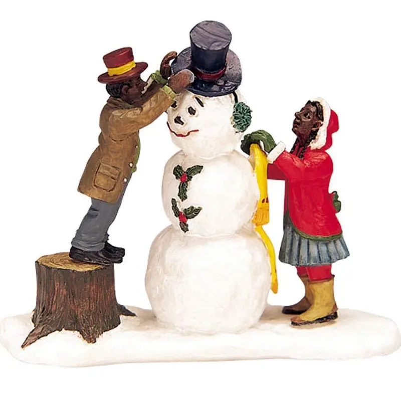 Dressing Mr. Snowman (cod. 32732) - Pupazzo di Neve Lemax