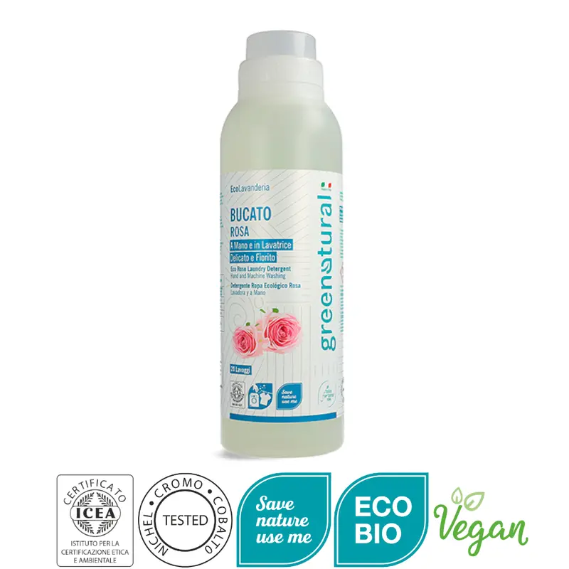 EcoDetersivo alla Rosa - Detersivo lavatrice bio