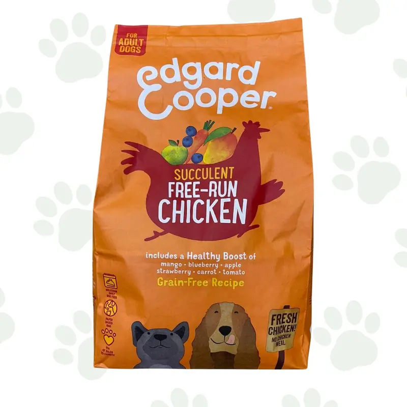 Edgard&Cooper - Alimento secco per cani con pollo fresco e mango