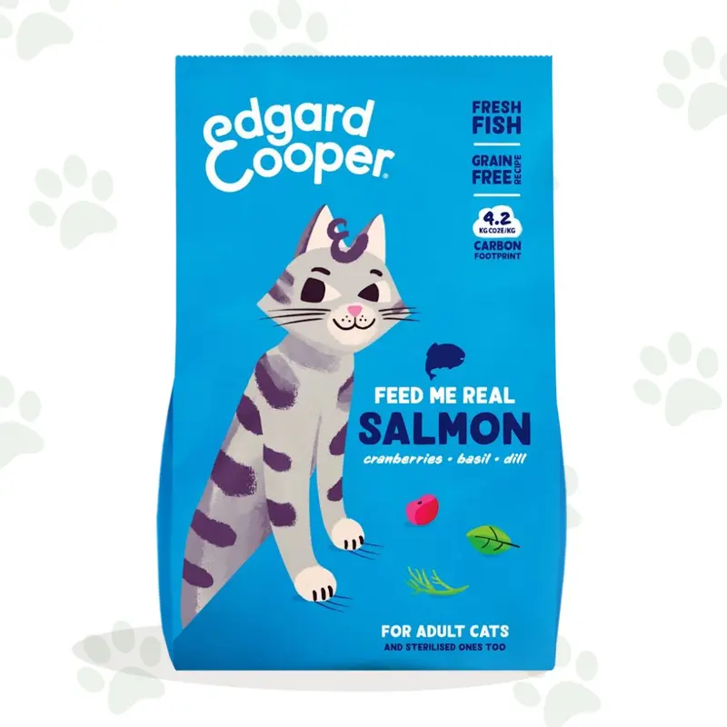 Edgard&Cooper - Alimento secco per gatti con salmone fresco