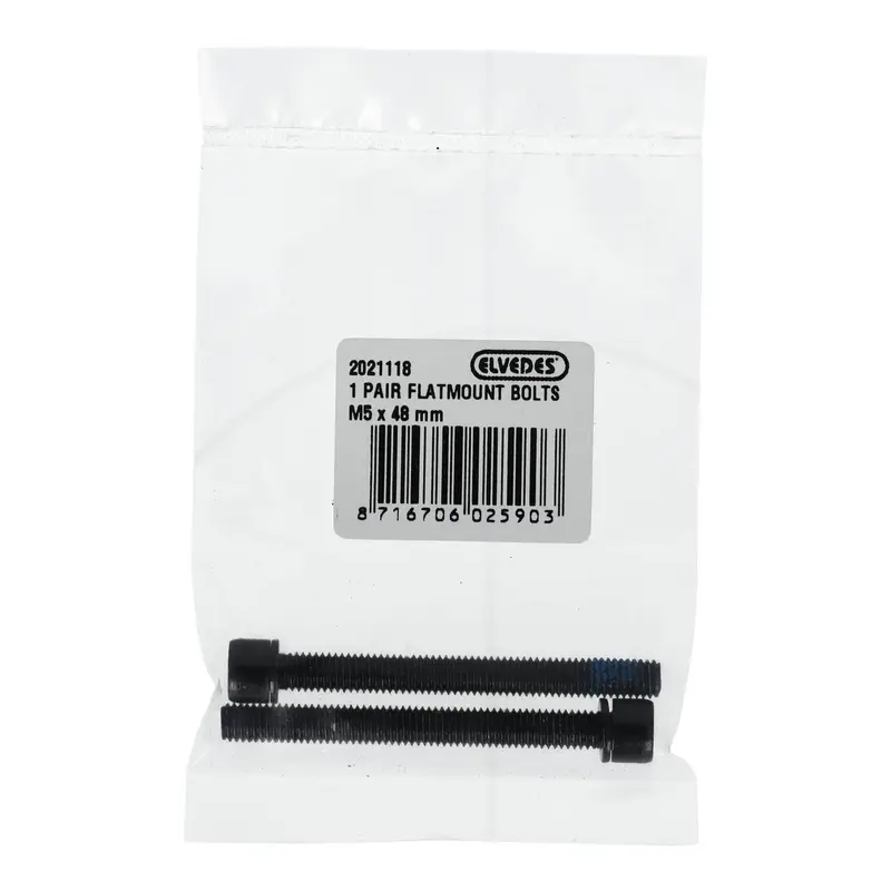 Elvedes 1 paar flatmount bouten m5 × 48 mm