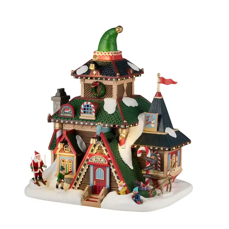 Elwood's Elf Lodge (cod. 45224) – Casetta degli elfi natalizia Lemax