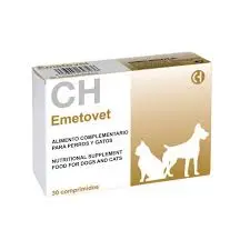 Emetovet 30 Comprimidos – Control de Náuseas y Vómitos en Perros y Gatos