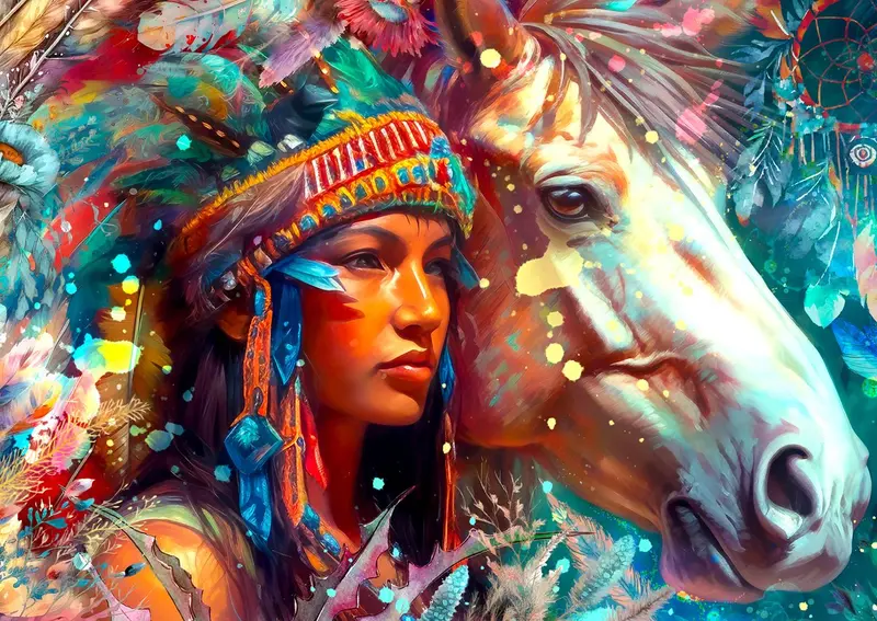 Enjoy puzzle legpuzzel wild spirit - 1000 stukjes volwassenen.