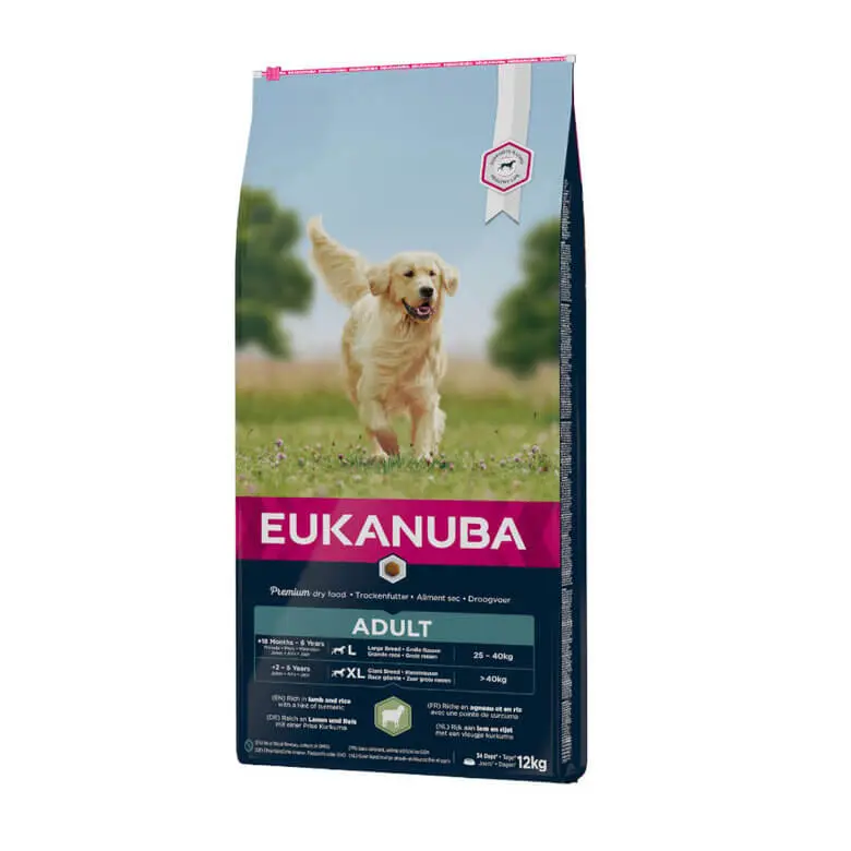 Eukanuba Pienso Para Perros Adultos De Cordero Razas Grandes