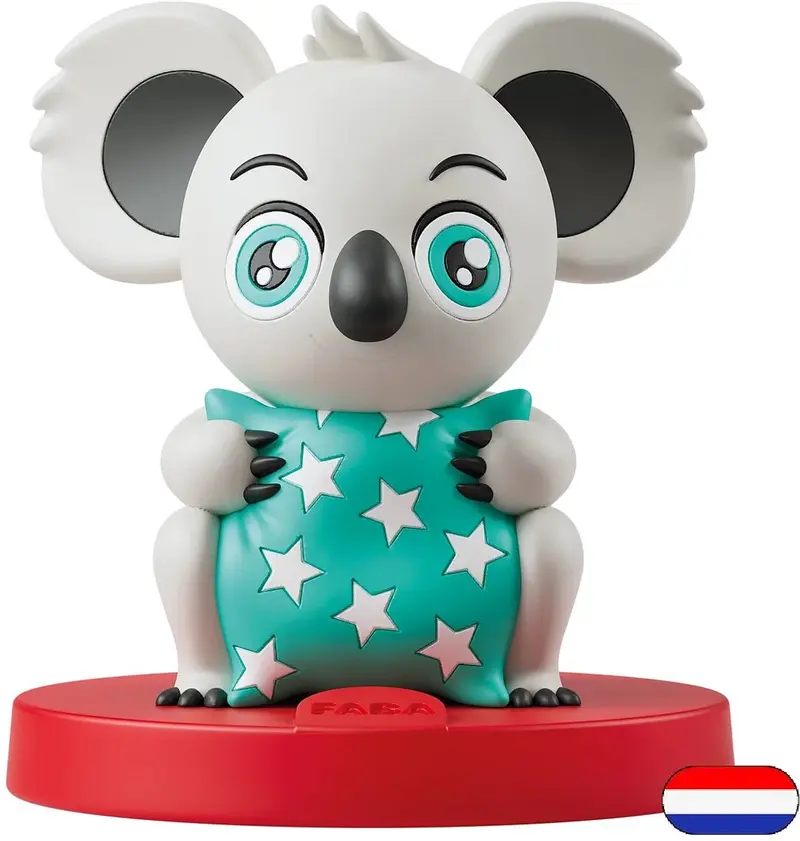 Faba luisterfiguur – zachte slaapliedjes - muziek, liedjes en geluiden, kinderen 0-3 jaar, te beluisteren met +, leerzaam speelgoed nederlandse versie
