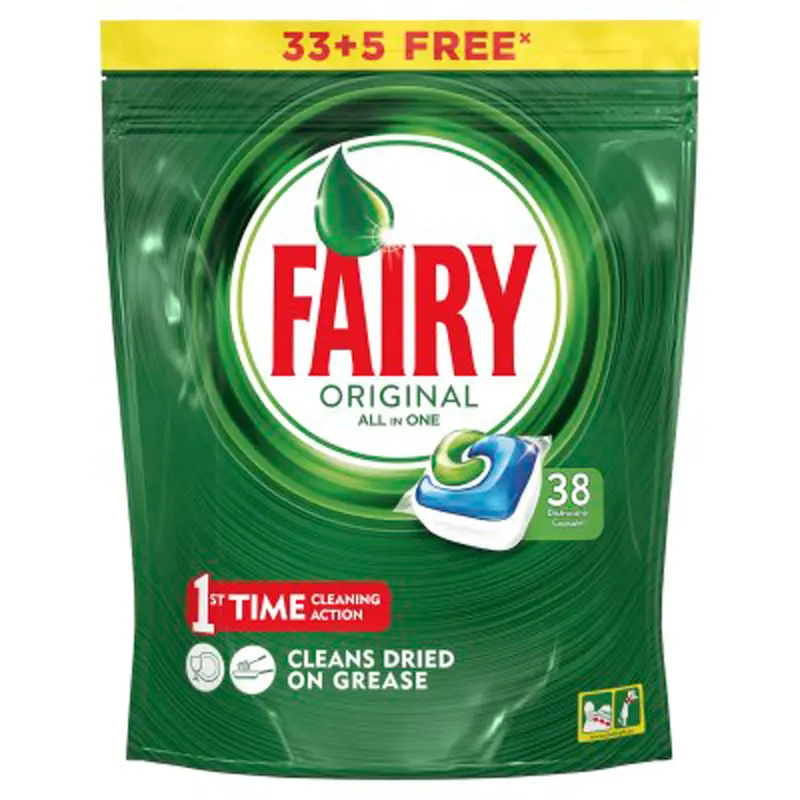 FAIRY VAJILLAS TODO EN 1 21+11 PASTILLAS