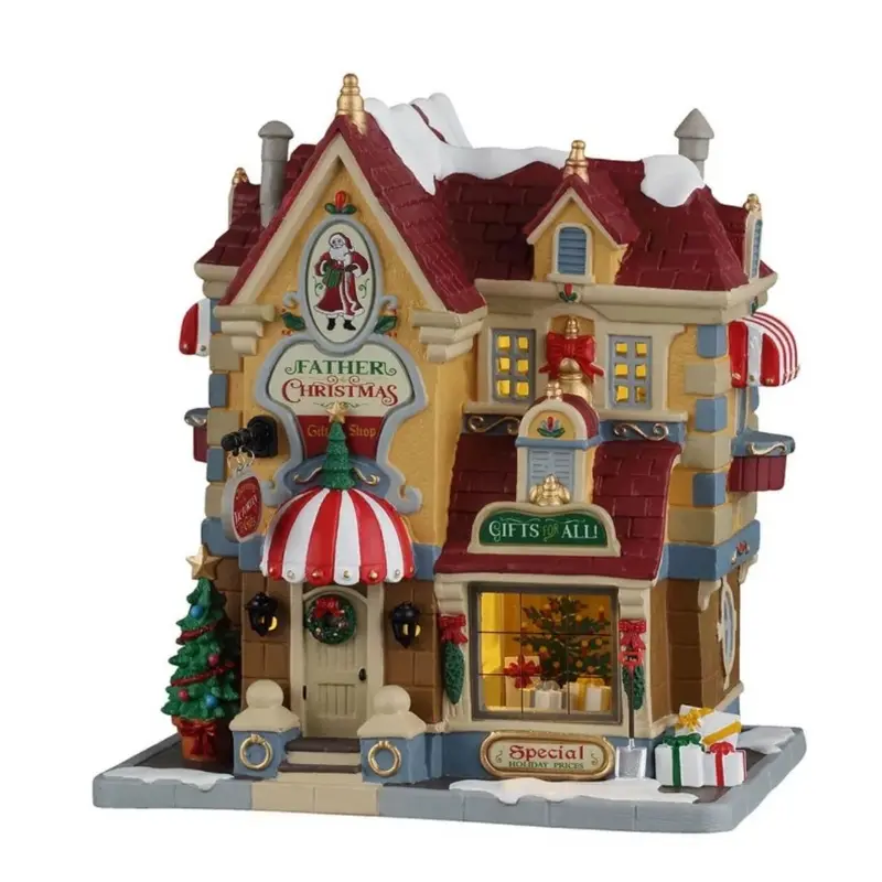 Father Christmas gift shop (cod. 65562) - Negozio Lemax