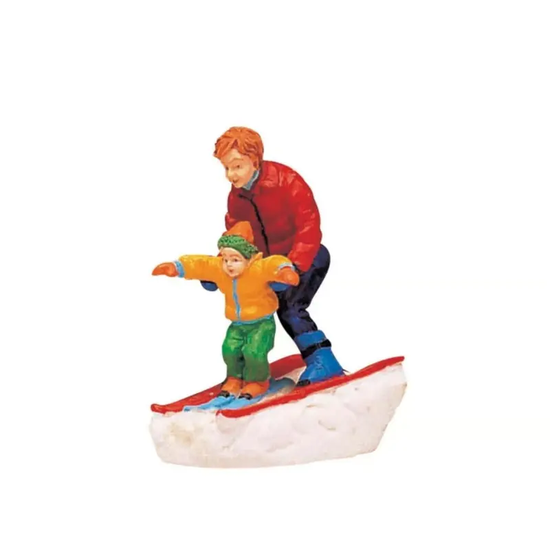 Father & son skiing (cod. 62169) - Personaggi Lemax