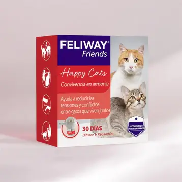 FELIWAY Friends Difusor | Reduce conflictos entre gatos | Gabo y Gordo