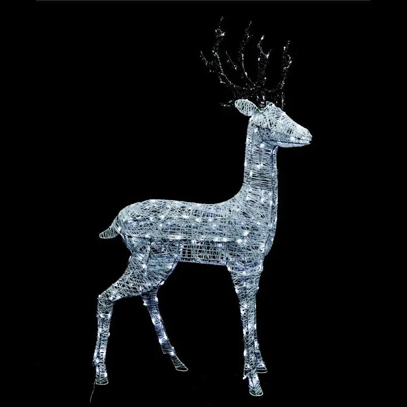 Figura Luminosa Cervo H 130cm