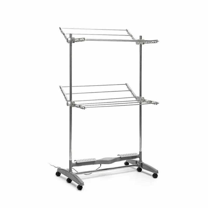 Foldable Electric Drying Rack with Natural Airflow Dryllon InnovaGoods 24 W 12 Bars Grey (Refurbished C)