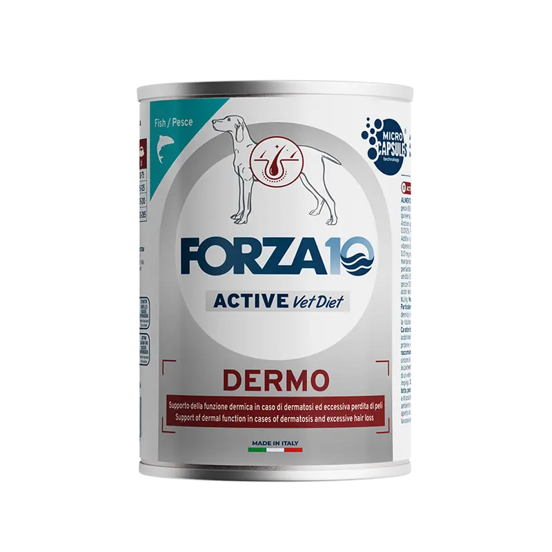 FORZA10 Active VetDiet Dermo šunims, 390 g