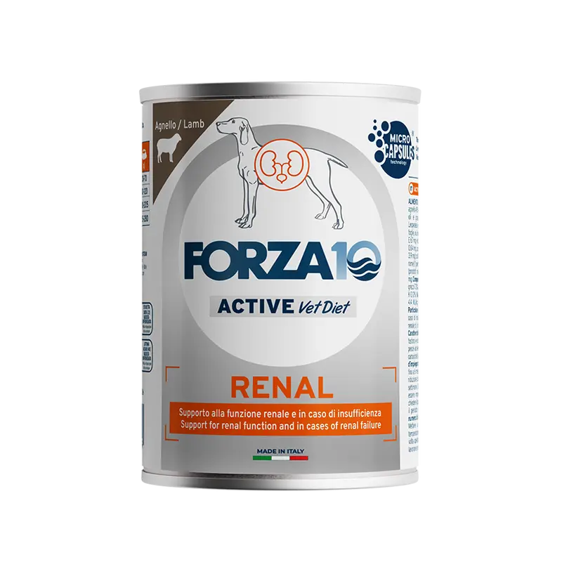 FORZA10 Active VetDiet Renal šunims, 390 g
