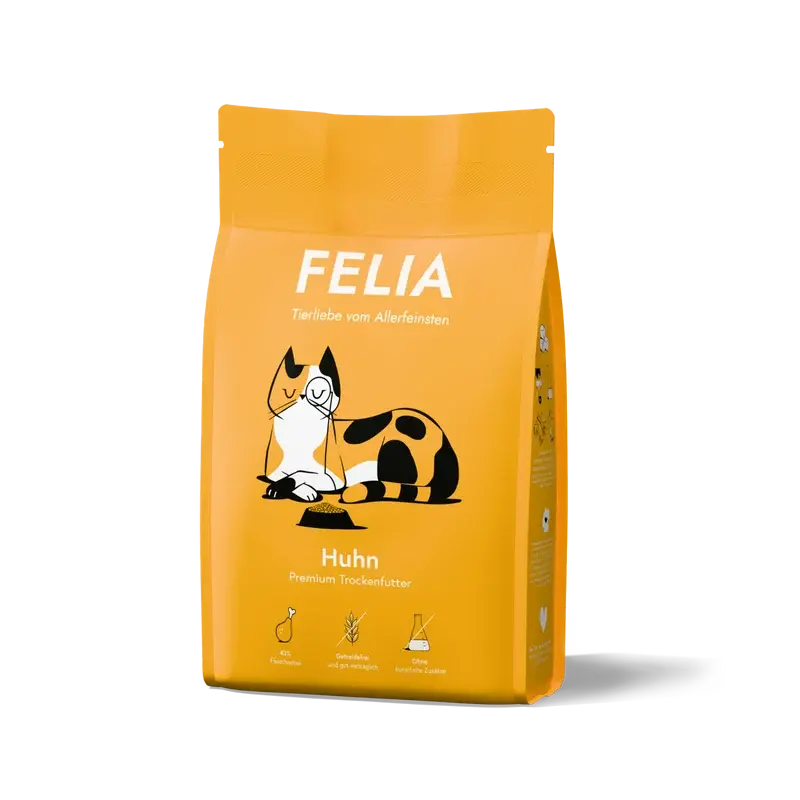 FRED & FELIA - Croquettes chat Premium au Poulet