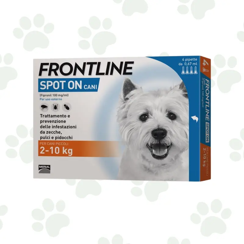 Frontline Spot-On Cani 2-10kg - Antipulci e zecche per cani
