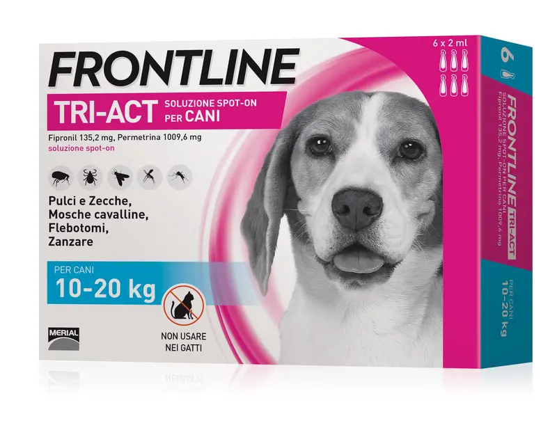 Frontline TriAct Cani da 10-20kg - Antipulci cane