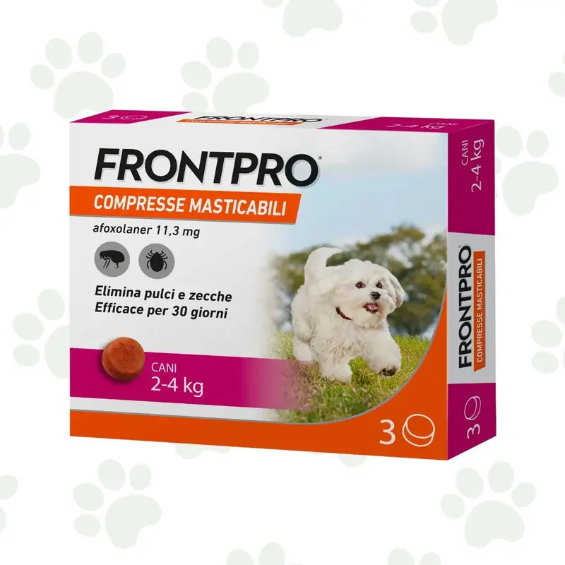 FrontPro - Antiparassitario in compresse masticabili per cani