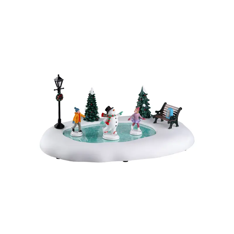Frosty Goes Ice Skating (cod. 24951) - Pattinaggio sul ghiaccio Lemax