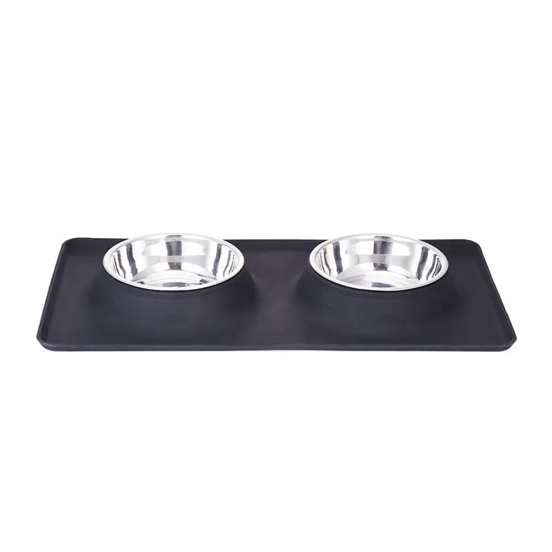 Gamelle en silicone et inox pour chien et chat - Animal Lovers
