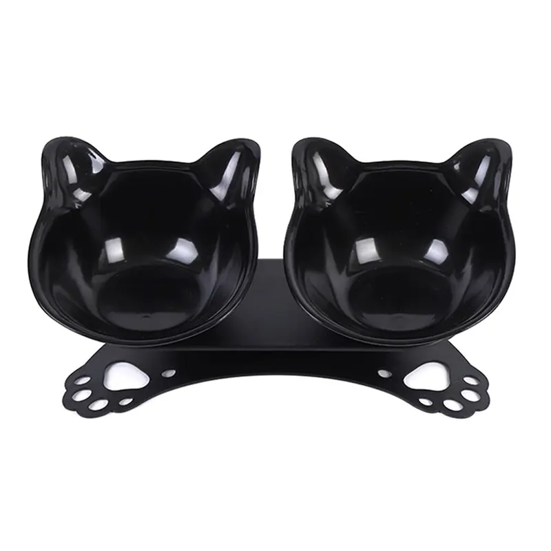 Gamelle pour chat surélevé adorable - Animal Lovers