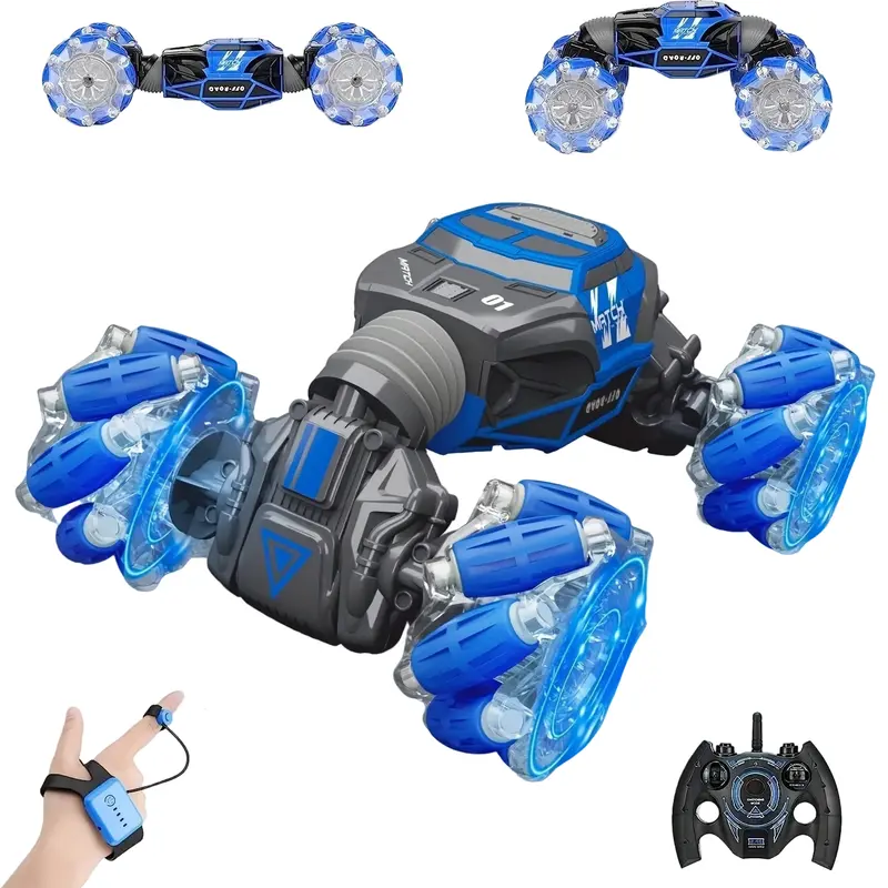 Gesture-Controlled 4WD Stunt RC Car