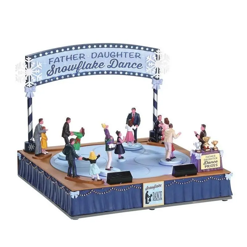 Giostra Natalizia Lemax Father Daughter Dance 74224
