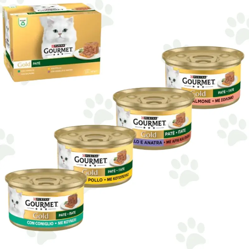Gourmet Gold - Paté multipack 24x85g cibo umido per gatti