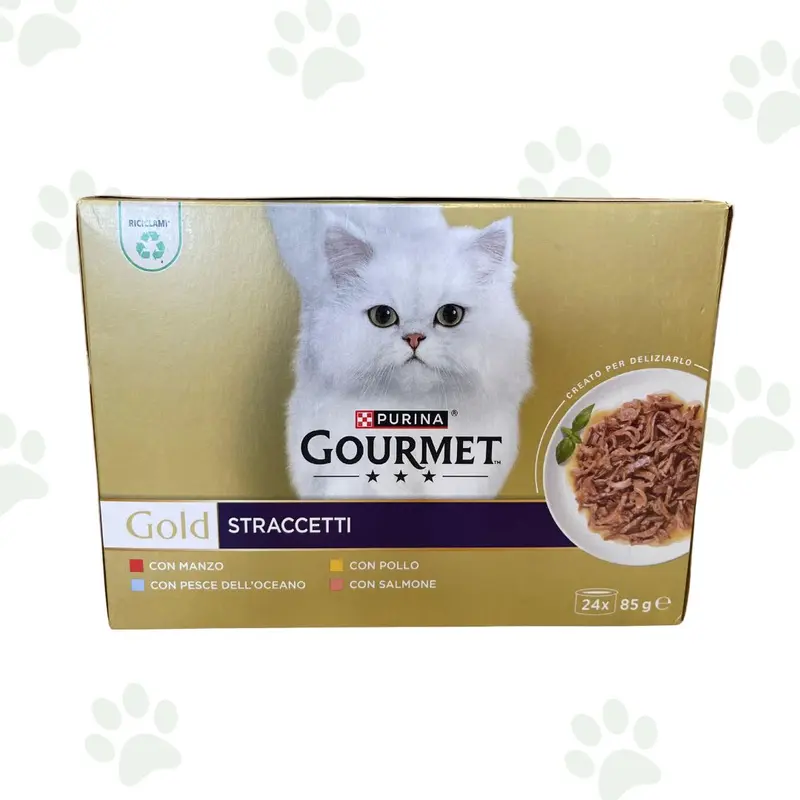 Gourmet Gold - Straccetti multipack 24x85g cibo umido per gatti