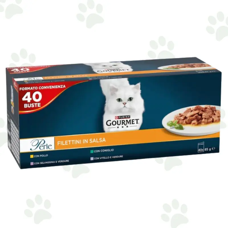 Gourmet Perle - Filettini in salsa multipack 40x85g