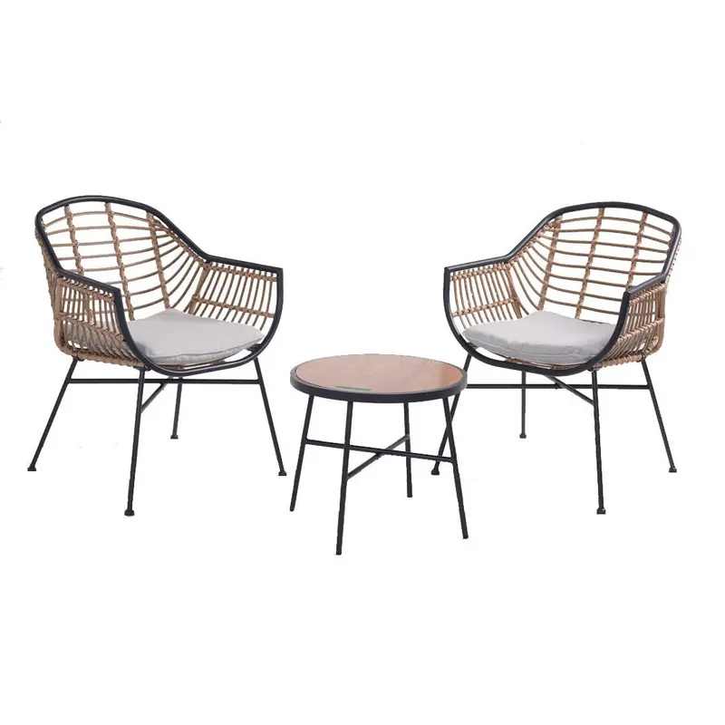 Greta - Set da balcone in fibra naturale