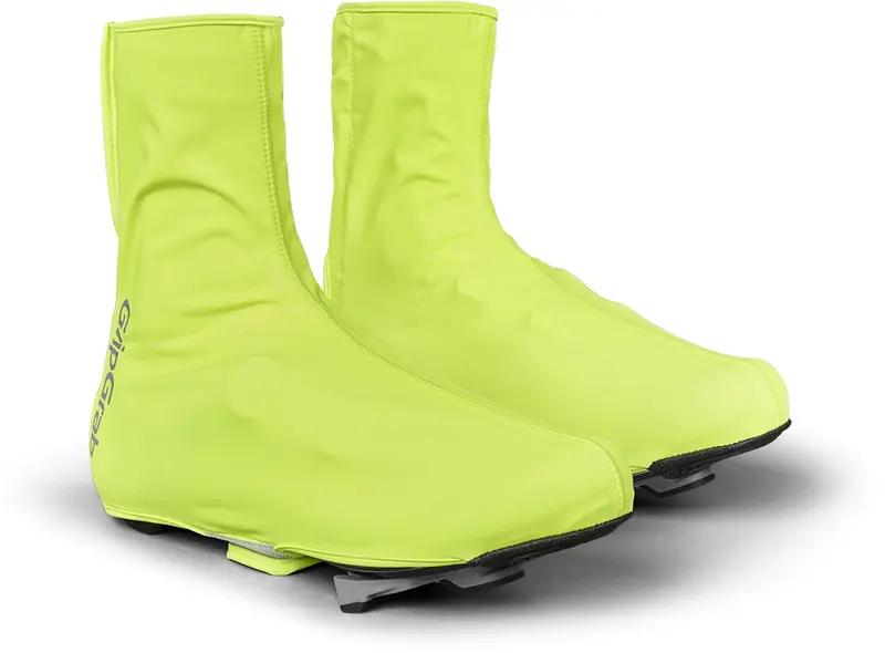 Gripgrab - ride 2 waterdichte race fiets overschoenen wielren regen fietsoverschoenen - geel hi-vis - unisex