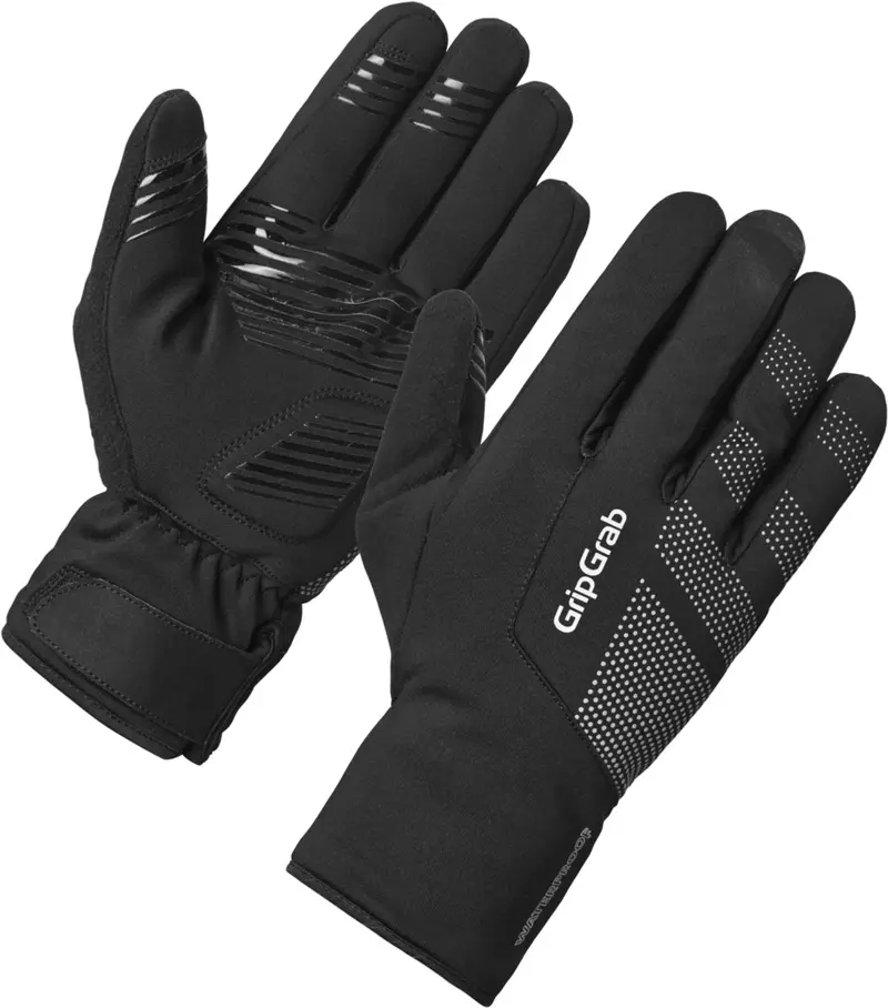 Gripgrab - ride 2 waterproof winter fietshandschoenen met padding waterdichte thermo regen fiets handschoenen - unisex - zwart