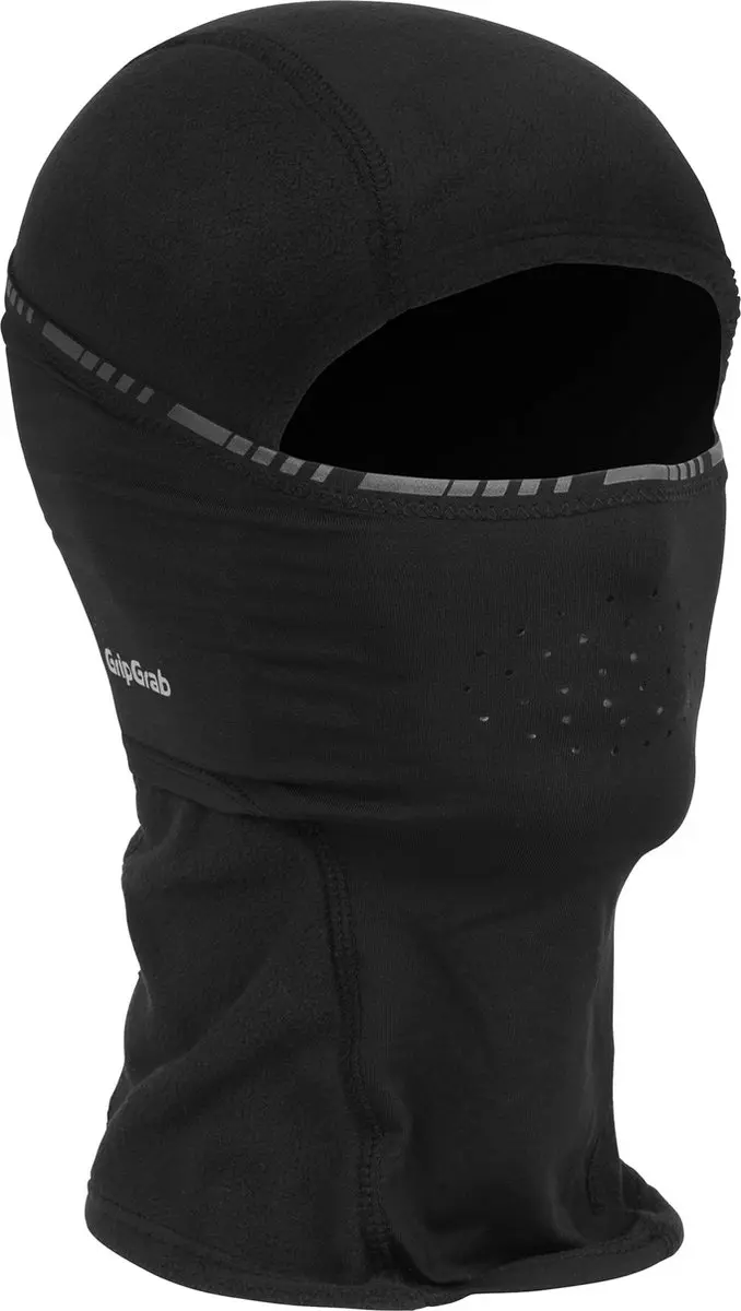Gripgrab - thermal balaclava winter bivakmuts fietsen gezichtsmasker helmmuts - zwart - unisex - maat l