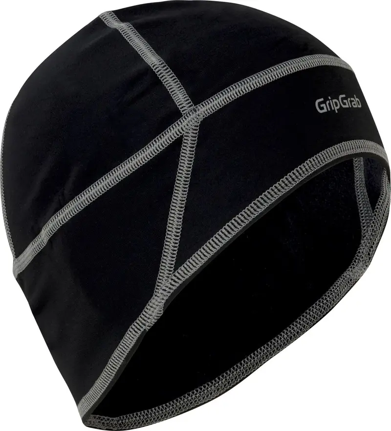 Gripgrab - thermo lente herfst helmmuts skull cap fietsen - zwart - unisex - maat m