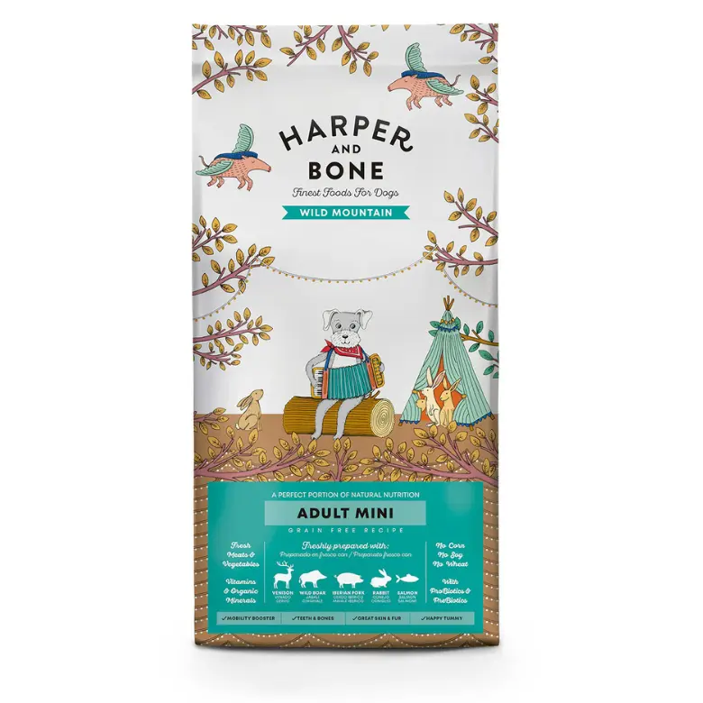 HARPER&BONE Dog Mini - Pienso Wild Mountain 2kg