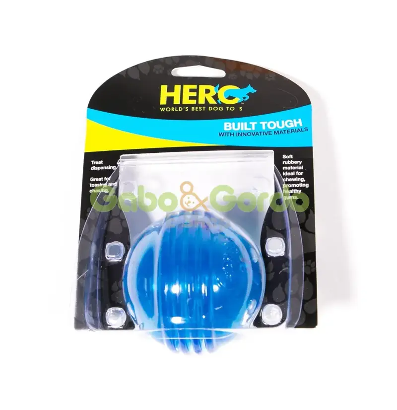 HERO TREAT N PLAY BALL 7.5 cm Pelota juguete dispensador de golosinas