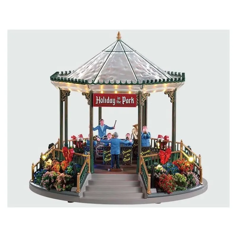 Holiday Garden Green Bandstand (cod. 94551) - Orchestra nel Parco Lemax