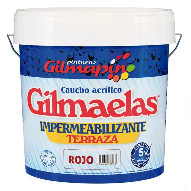 Impermeabilizante para Terrazas Rojo Gilmapin - 15L