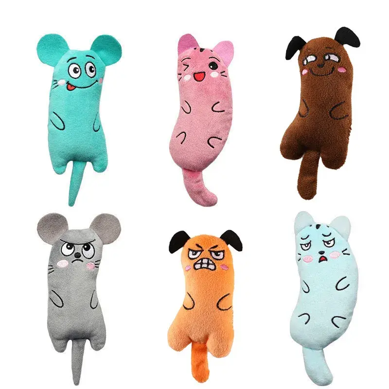 Interactive Catnip Plush Cat Toy