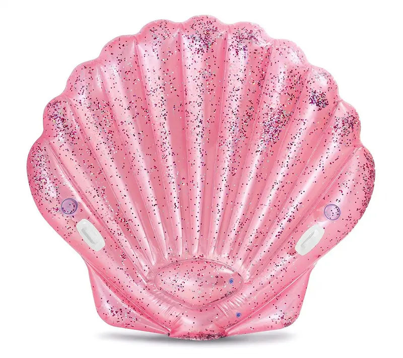 INTEX 55977 ISOLA CONCHIGLIA GLITTER 178X165X24 CM
